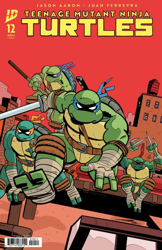 Teenage Mutant Ninja Turtles #12 1:25 Jacob Edgar Trade Dress Variant