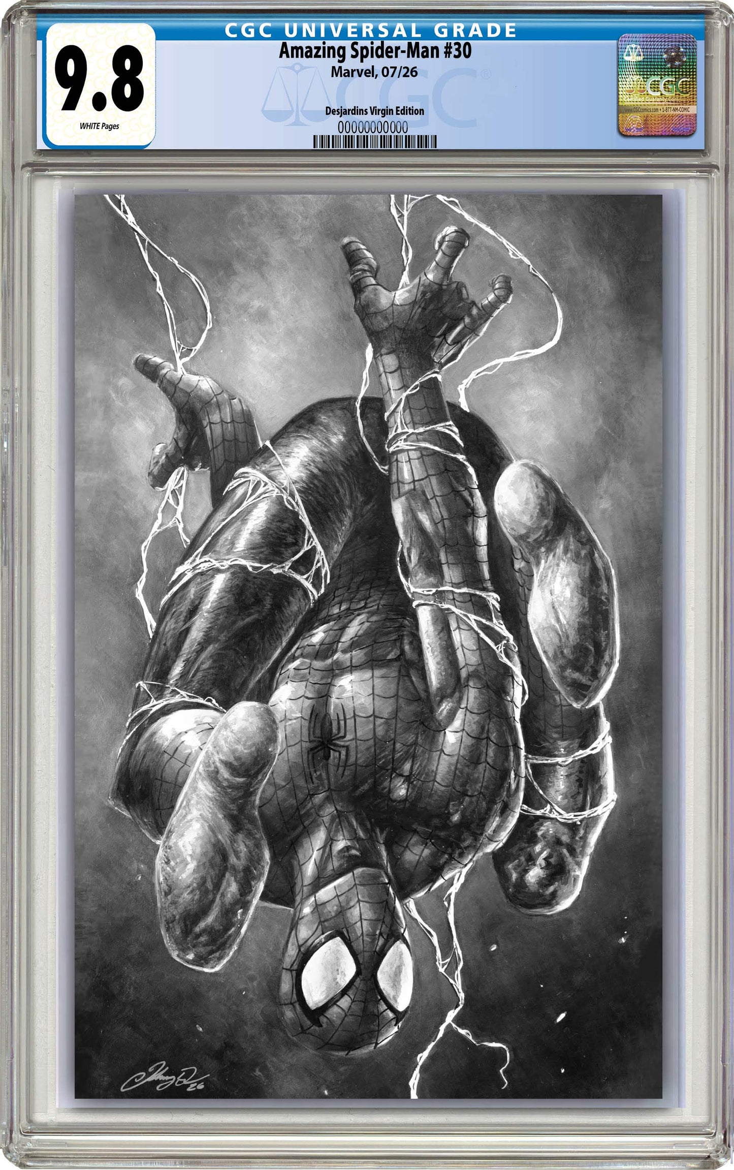 PREORDER: CGC 9.8 Amazing Spider-Man #30 Exclusive Virgin Variant