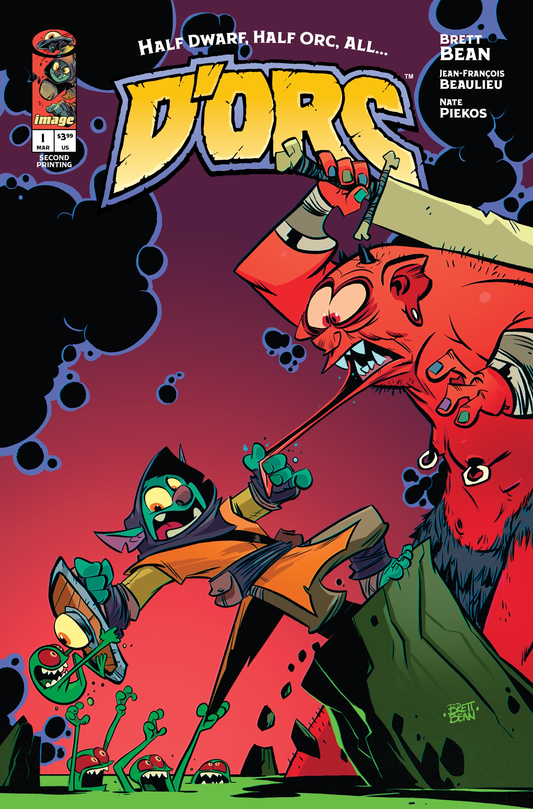 PREORDER: D'Orc #1 SECOND PRINT Brett Bean Trade Dress Variant