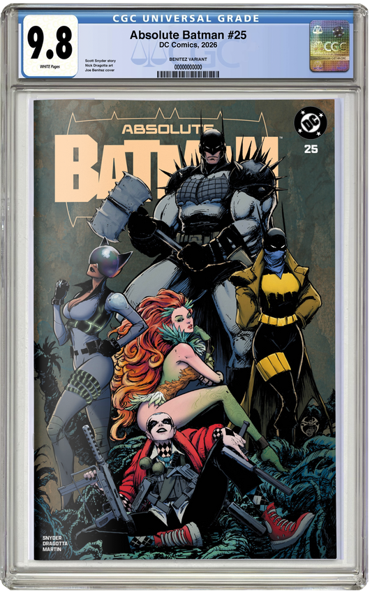 PREORDER: CGC 9.8 Absolute Batman #25 Joe Benitez TRADE