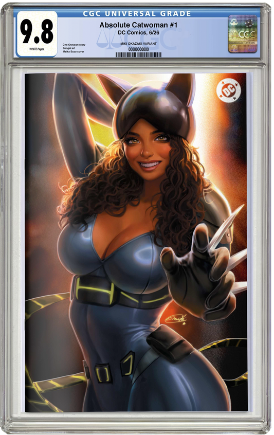 PREORDER: CGC 9.8 Absolute Catwoman #1 Miki Okazaki Exclusive Virgin Variant