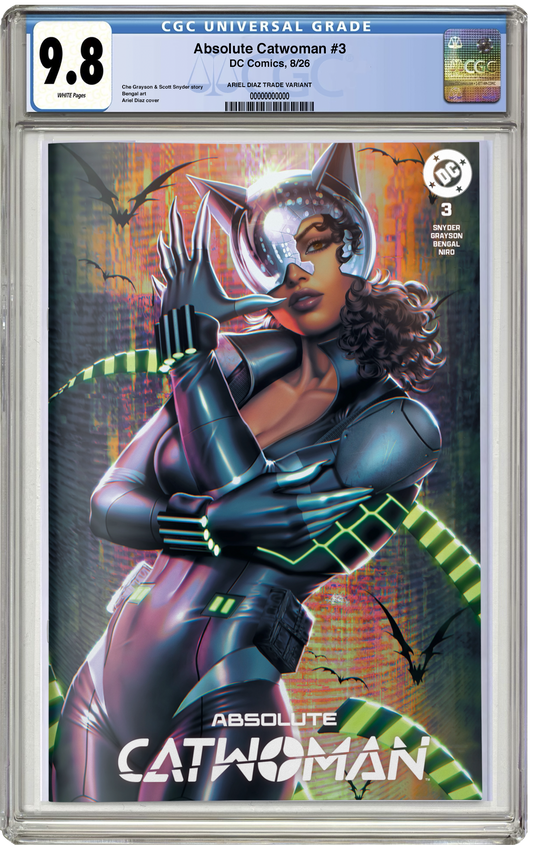 PREORDER: CGC 9.8 Absolute Catwoman #3 Ariel Diaz Trade Variant