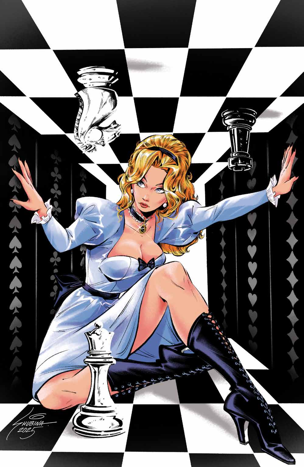Alice Forever After #1 Sveta Shubina ECCC 2026 Exclusive FOIL White Virgin Variant