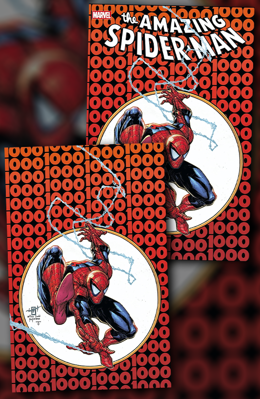 PREORDER: Amazing Spider-Man #1000 Jonathan Uribe SET OF TWO Trade and Virgin Variants