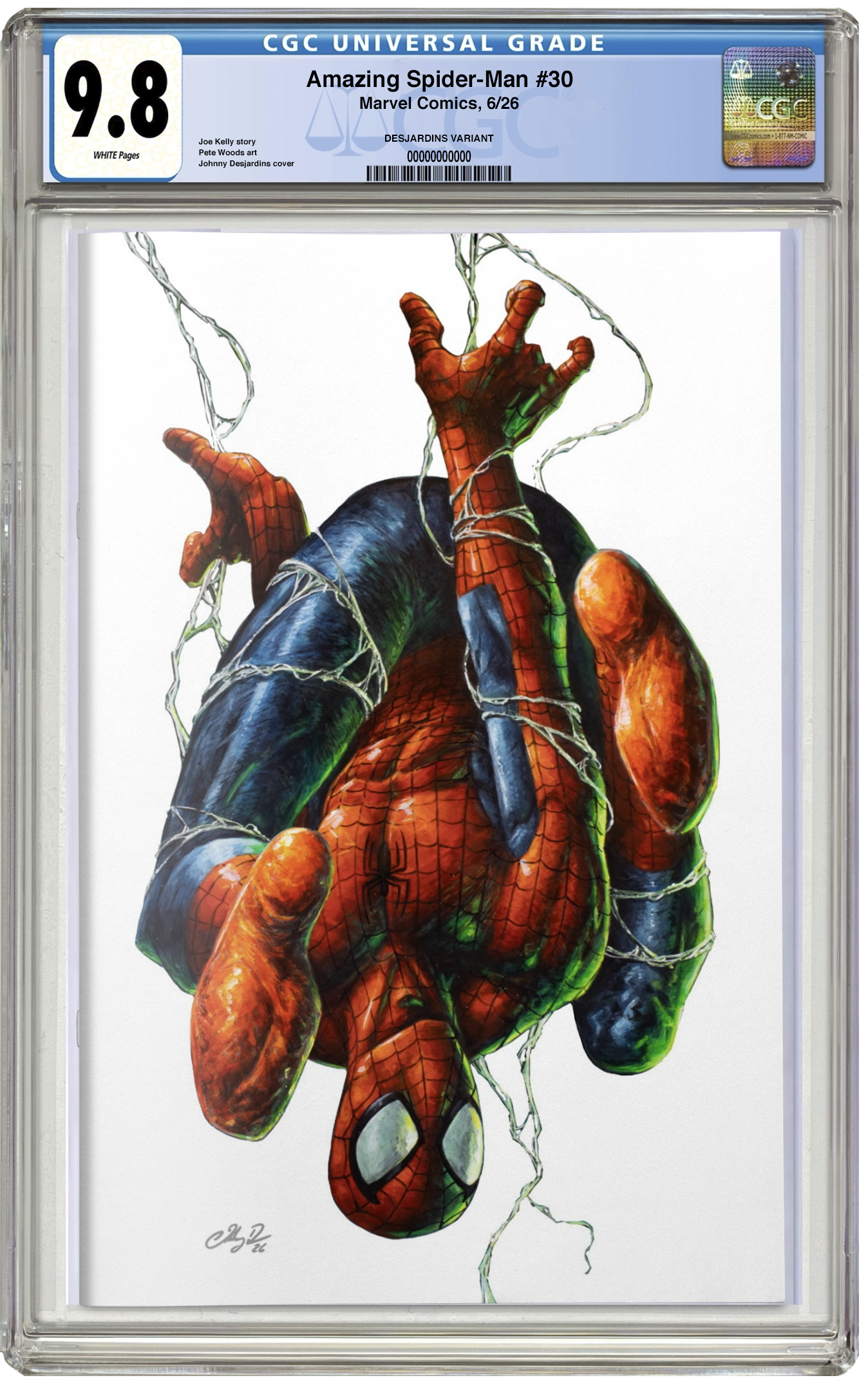 PREORDER: CGC 9.8 Amazing Spider-Man #30 Exclusive Virgin Variant LTD 400