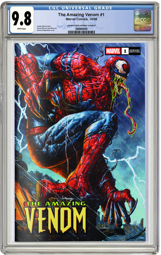 PREORDER: CGC 9.8 Amazing Venom #1 Trade Dress Johnny Desjardins NYCC EXCLUSIVE VARIANT