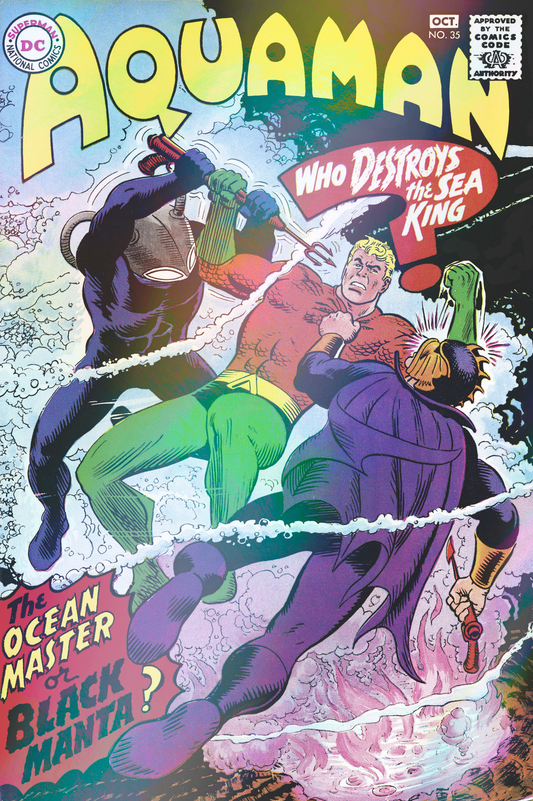 Aquaman #35 (Facsimile Color Foil Reprint) 1st Black Manta