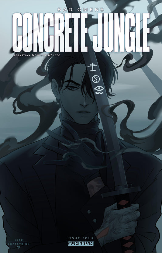 Bad Omens: Concrete Jungle #4 (Nise Loftsteinn) Trade Cover Art LTD 200