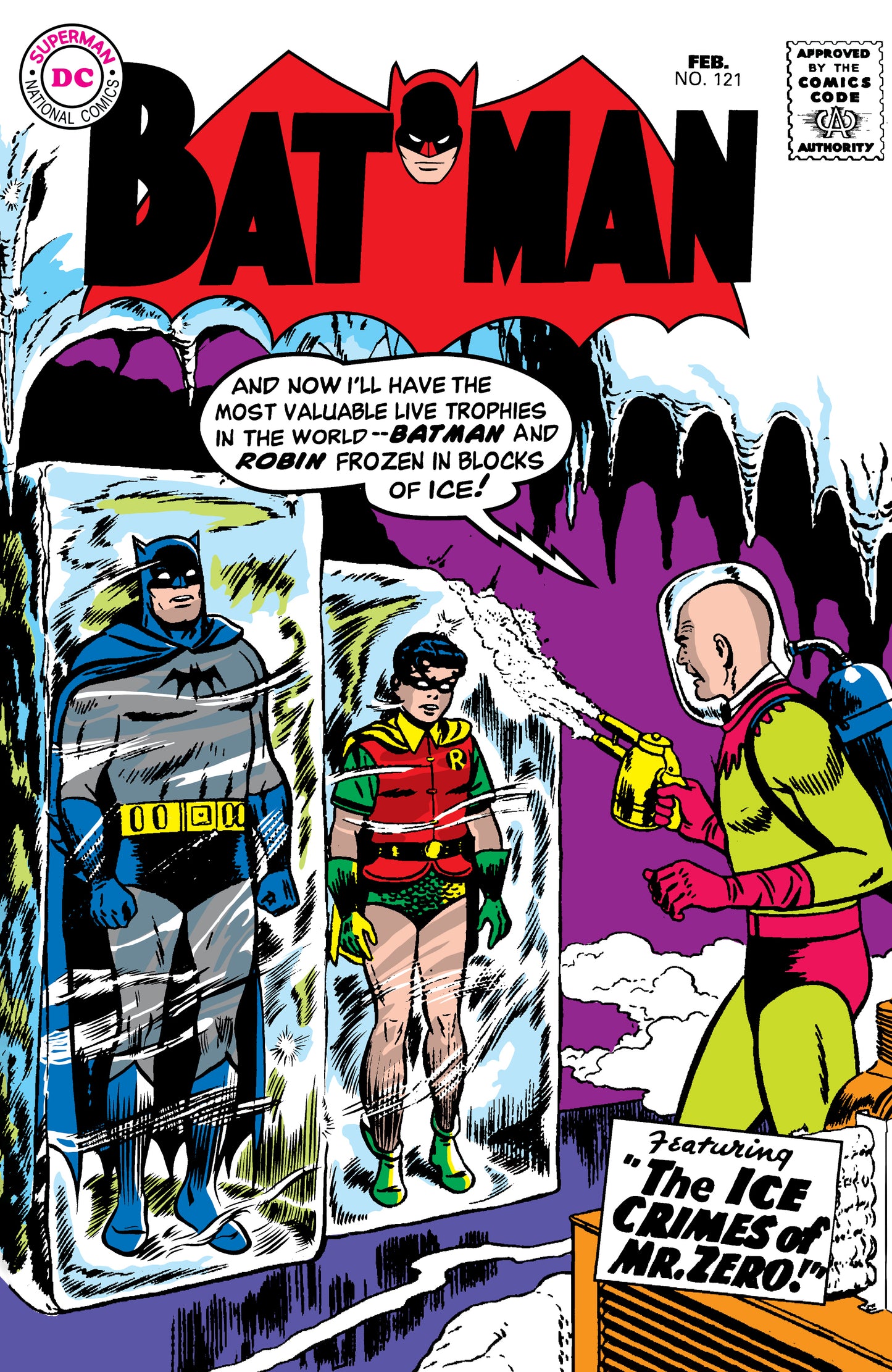 Batman #121 Original/Facsimile FOIL Reprint LTD 500