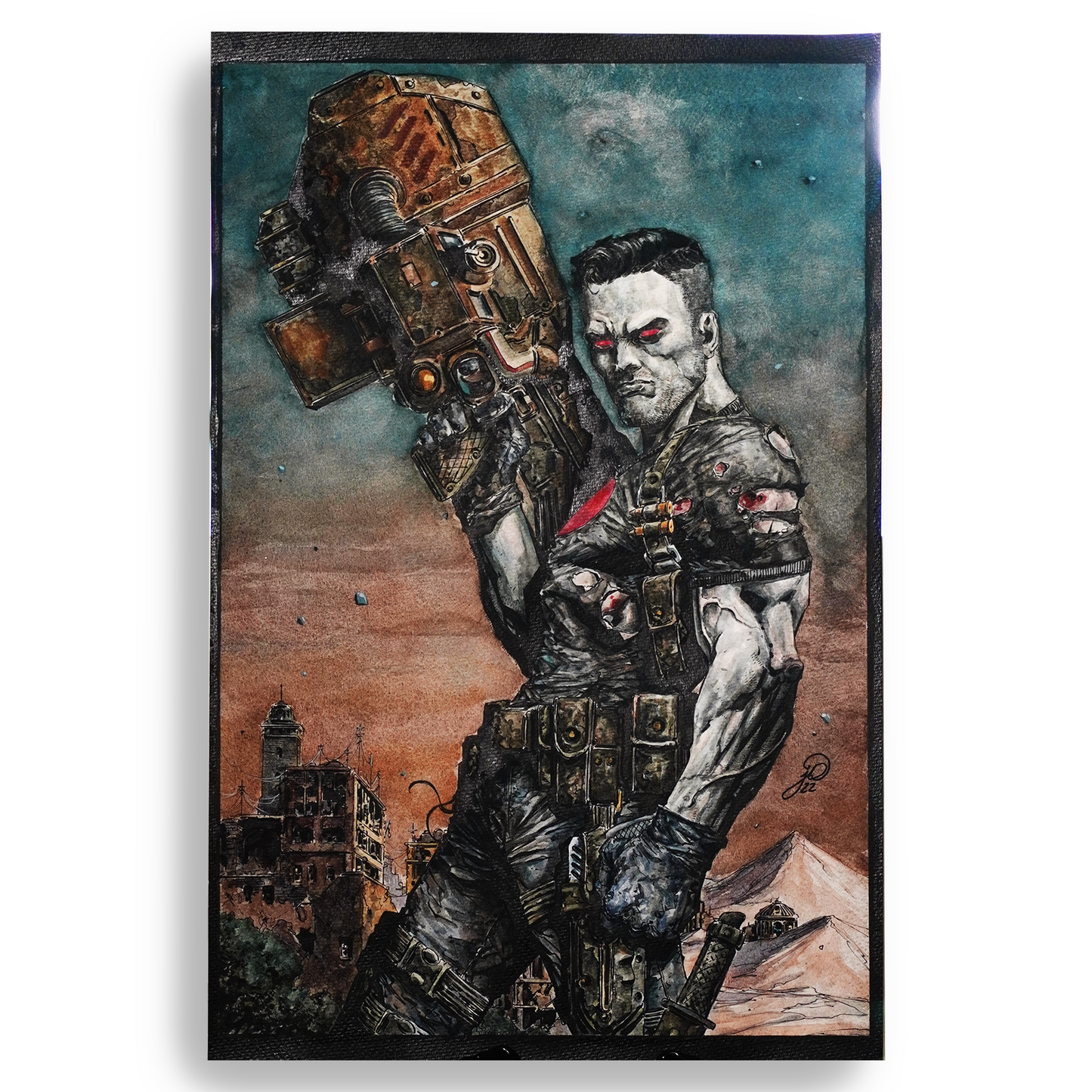 Bloodshot Johnny Desjardins Original Art