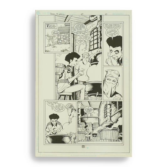 Books of Magic #69 (page 10, complete, no colors)- Peter Gross Original Art
