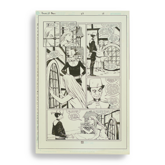 Books of Magic #69 (page 14, complete, no colors)- Peter Gross Original Art