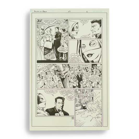 Books of Magic #69 (page 8, complete, no colors)- Peter Gross Original Art