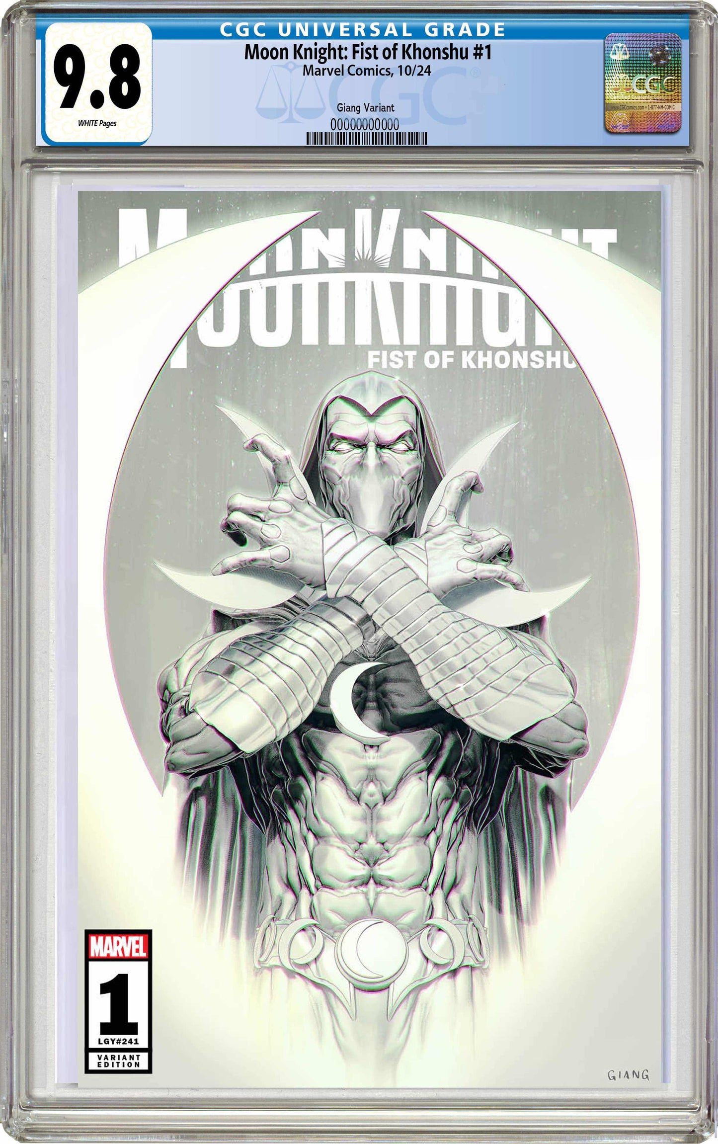 CGC 9.8 Moon Knight: Fist of Khonshu #1 John Giang Trade Dress Variant