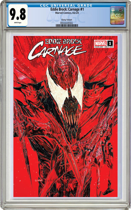 CGC 9.8 Eddie Brock: Carnage #1 John Giang Trade Dress Variant