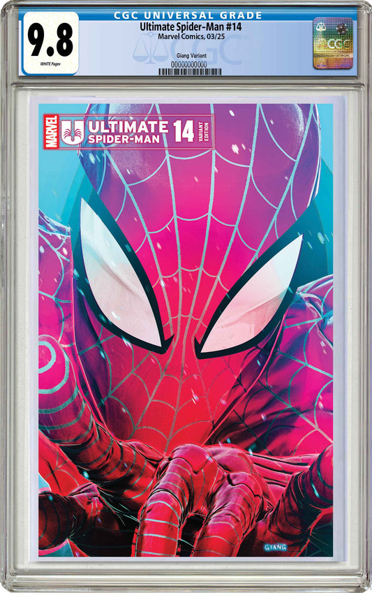 CGC 9.8 Ultimate Spider-Man #14 John Giang Trade Dress Variant