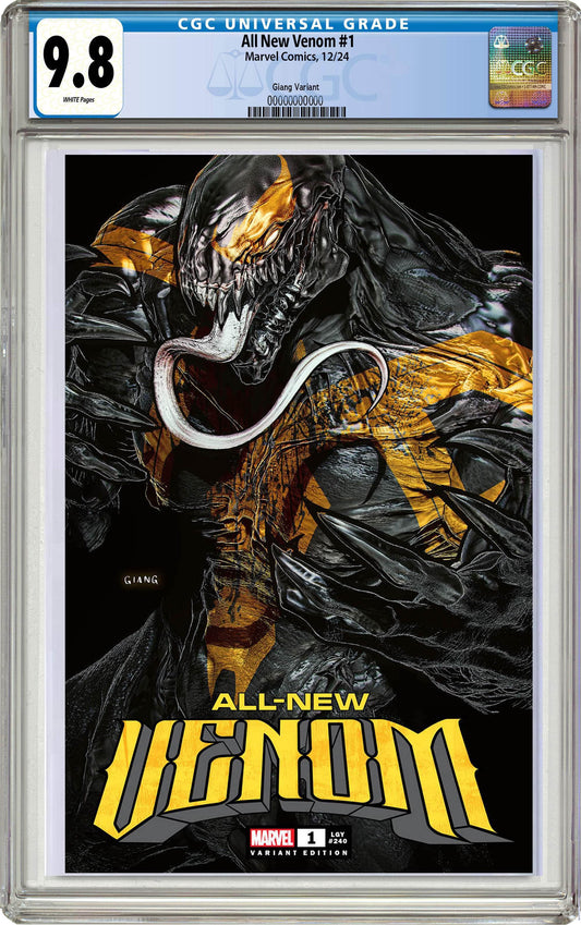 CGC 9.8 All-New Venom #1 John Giang Trade Dress Variant