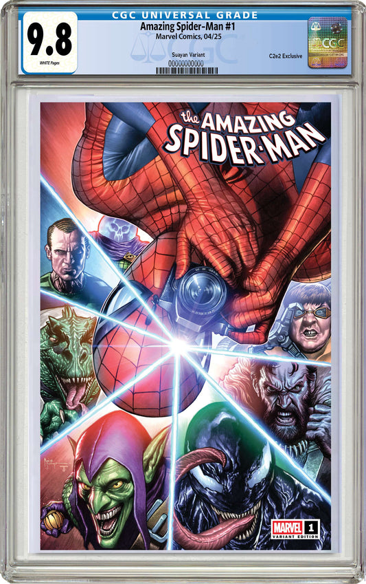 CGC 9.8 Amazing Spider-Man #1 Mico Suayan Trade Dress Variant