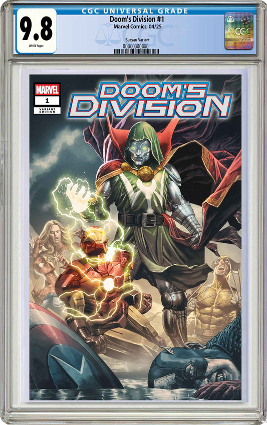 CGC 9.8 Doom's Division #1 Mico Suayan Trade Dress Variant