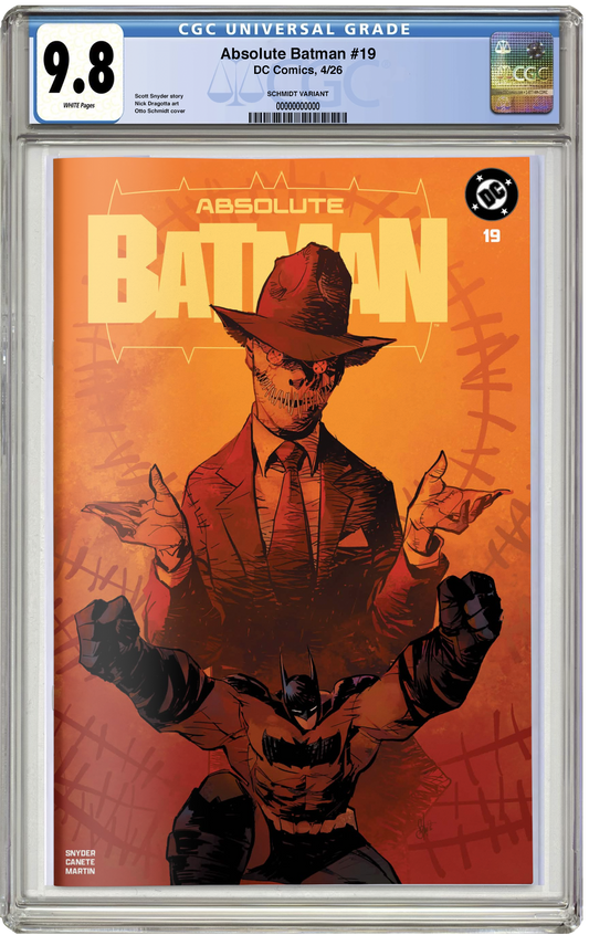 PREORDER: CGC 9.8 Absolute Batman #19 Otto Schmidt Trade Dress Variant