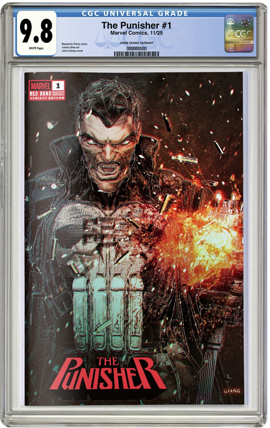 PREORDER: CGC 9.8 Punisher: Red Band #1 John Giang Trade Dress Variant