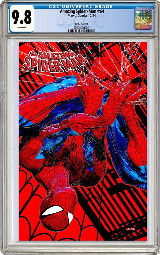 CGC 9.8 Amazing Spider-Man #64 John Giang Trade Dress Variant