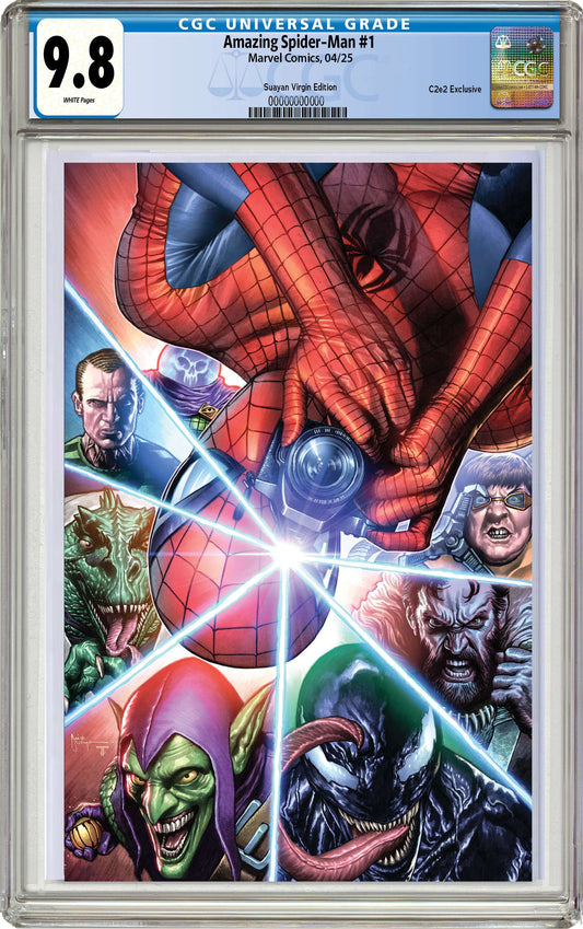 CGC 9.8 Amazing Spider-Man #1 Mico Suayan Virgin Variant