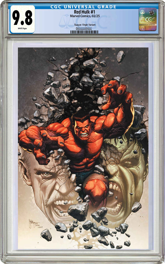 CGC 9.8 Red Hulk #1 Mico Suayan Virgin Variant
