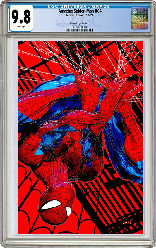CGC 9.8 Amazing Spider-Man #64 John Giang Virgin Variant