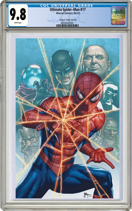 CGC 9.8 Ultimate Spider-Man #17 Mico Suayan Virgin Variant