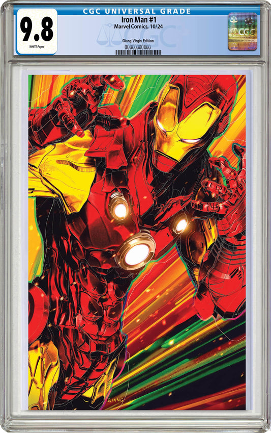 CGC 9.8 Iron Man #1 John Giang Virgin Variant