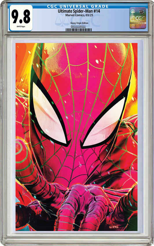 MADE TO ORDER: CGC 9.8 Ultimate Spider-Man #14 John Giang Virgin Variant