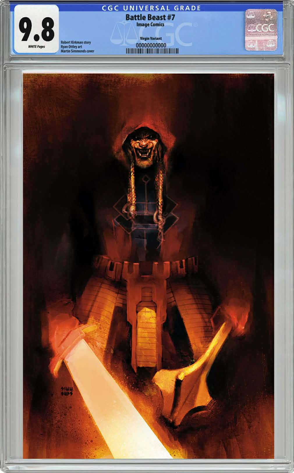 CGC 9.8 Invincible Universe: Battle Beast #7 Martin Simmonds Megacon 2026 Exclusive Virgin Variant