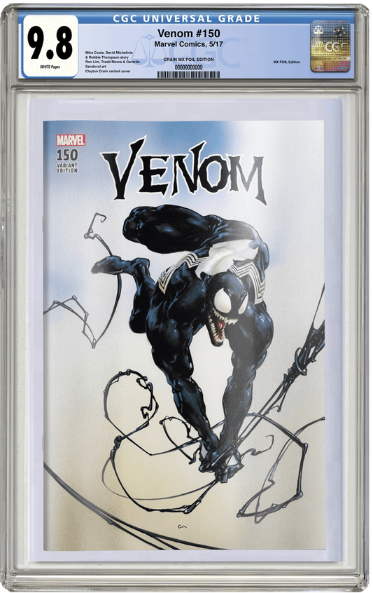 CGC 9.8 Venom #150 MX Edition Foil Trade Dress Variant