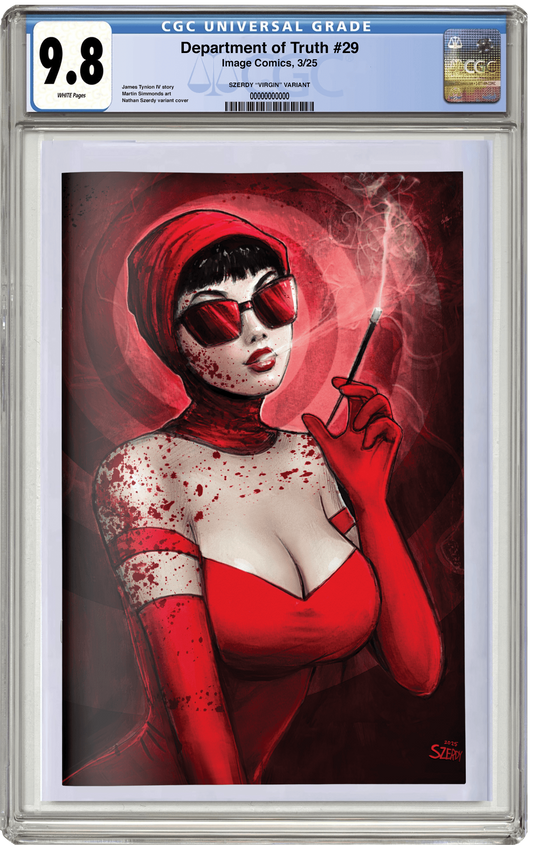 CGC 9.8 Department of Truth #29 Nathan Szerdy Variant
