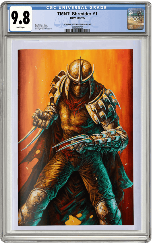 CGC 9.8 TMNT: Shredder #1 Johnny Desjardins Virgin Variant