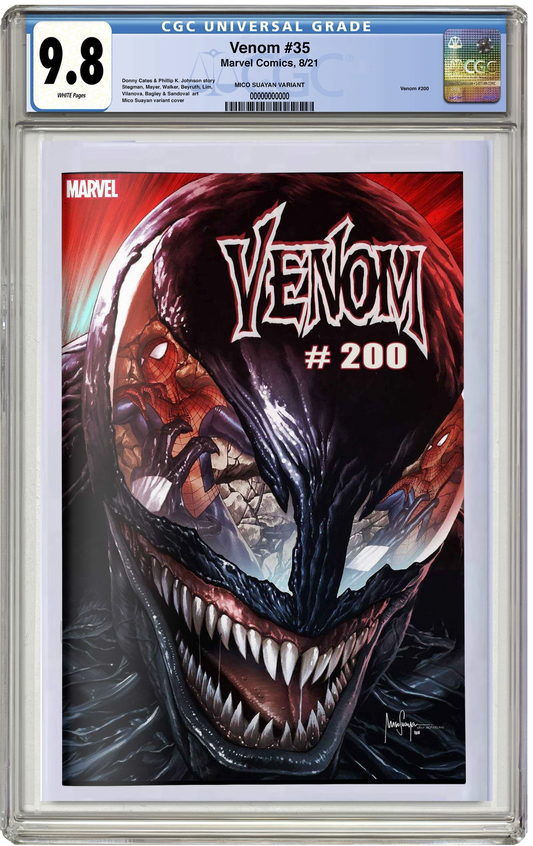 CGC 9.8 Venom #35 (2021) Mico Suayan Trade Dress Variant