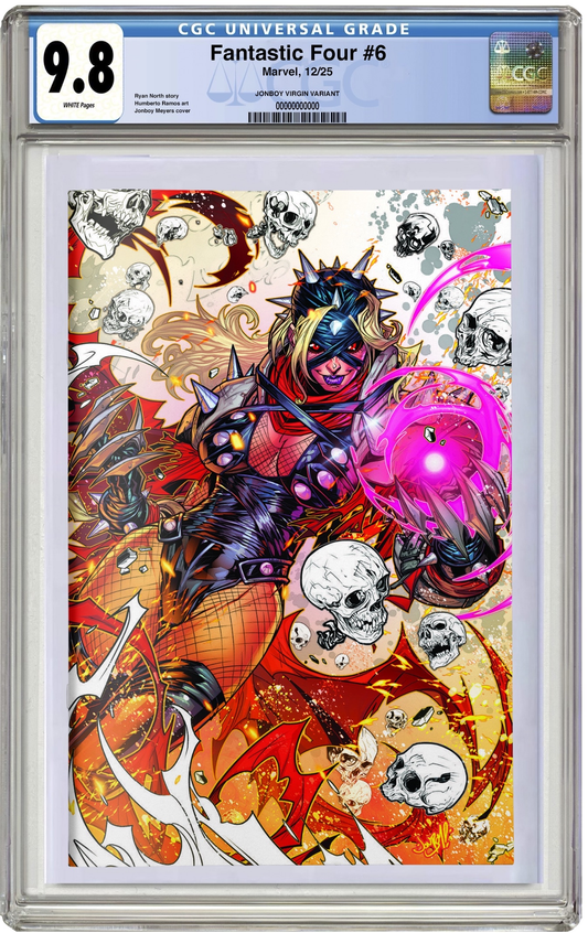 PREORDER: CGC 9.8 Fantastic Four #6 Jonboy Meyers Virgin Variant