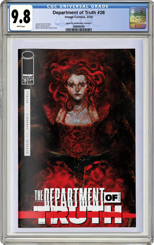 CGC 9.8 Department of Truth #28 Martin Simmonds ECCC 2025 Variant