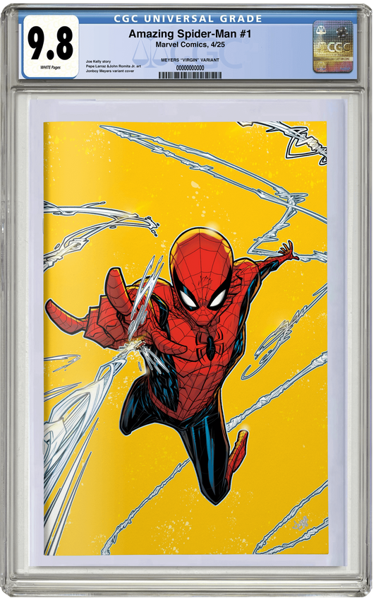 CGC 9.8 Amazing Spider-Man #1 Jonboy Meyers Virgin Variant