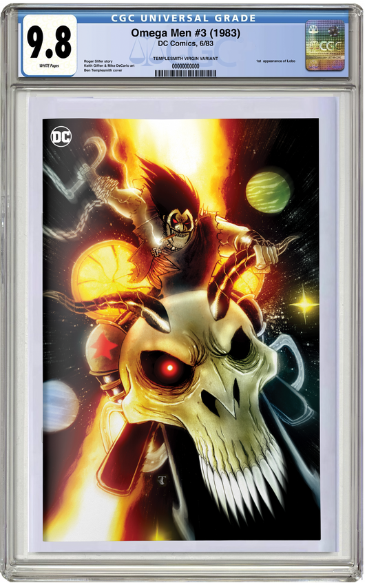 CGC 9.8 Omega Men #3 (1st app. LOBO!) Ben Templesmith Virgin Variant