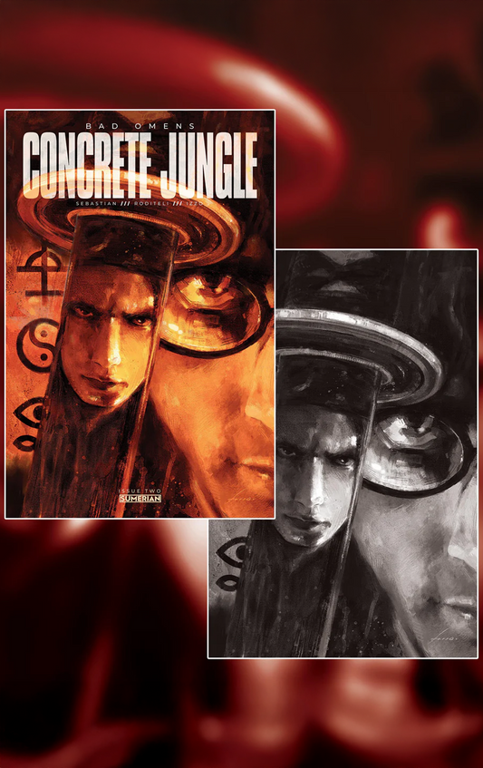 Concrete Jungle #2 (x2 Comic SET) Viktor Farro Cover Art LTD 100 Sets