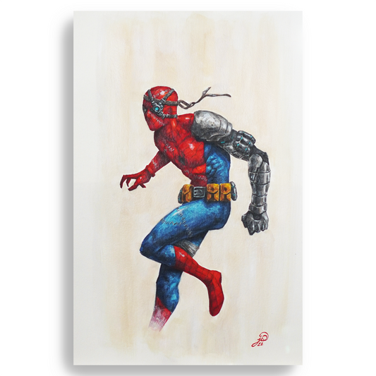 Cyborg Spider-Man- Johnny Desjardins Original Art