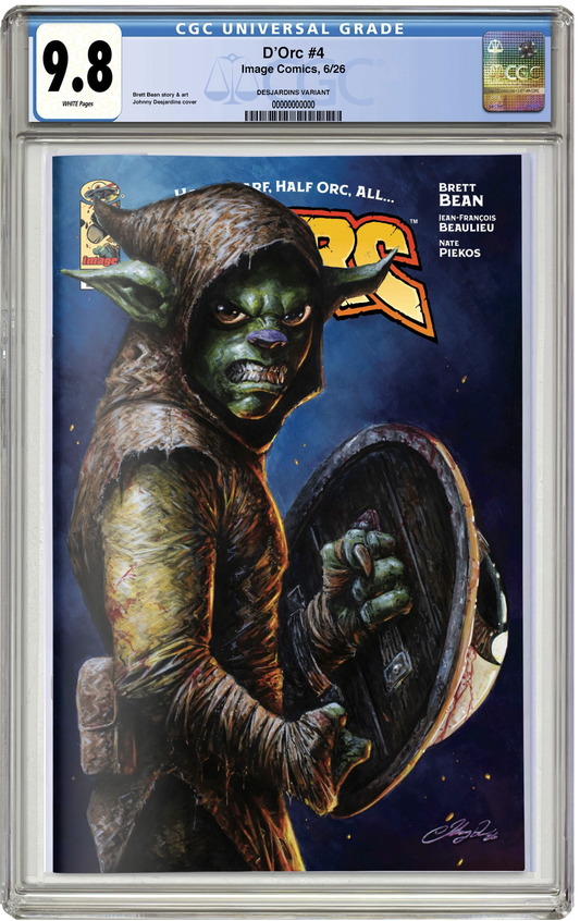 PREORDER: CGC 9.8 D'Orc #4 Johnny Desjardins Exclusive Trade Variant