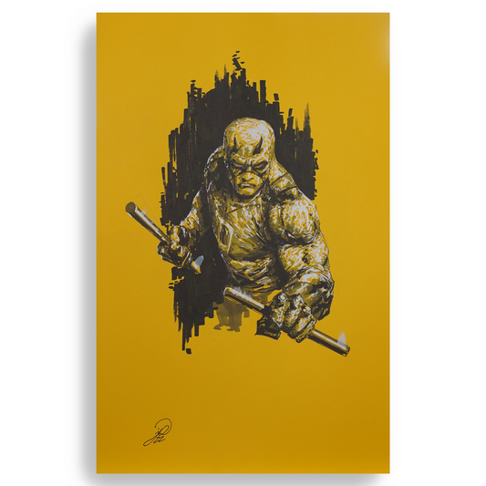 Daredevil (Yellow art paper)- Johnny Desjardins Original Art
