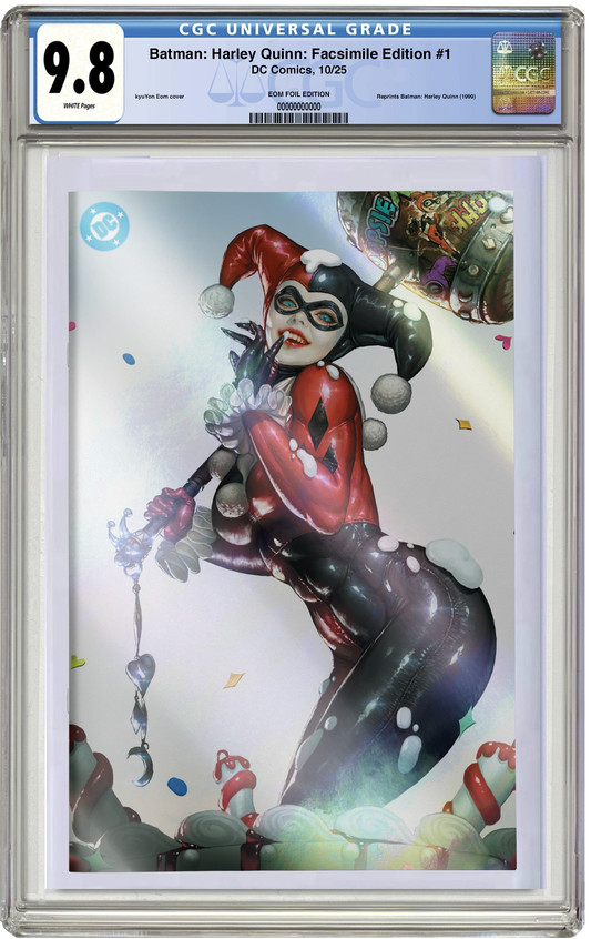 CGC 9.8 Batman/Harley Quinn #1 Kyuyong Eom Foil Virgin Variant