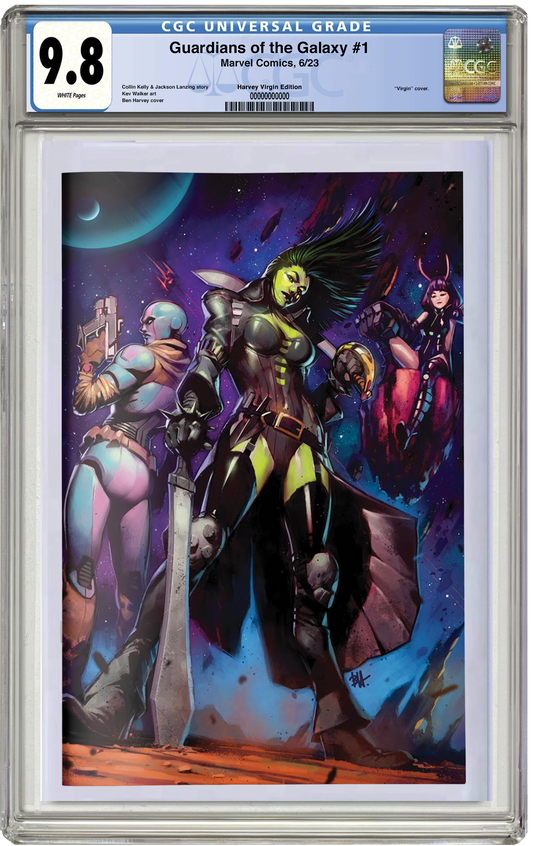MADE TO ORDER: CGC 9.8 Guardians of the Galaxy #1 (2023) Ben Harvey Virgin Variant