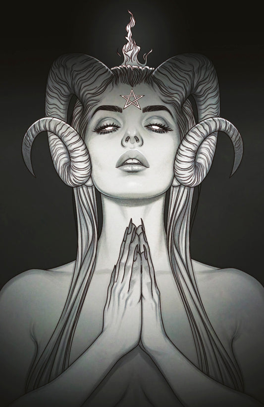 Hello Darkness #16 Jenny Frison ECCC 2026 Black & White Virgin Variant