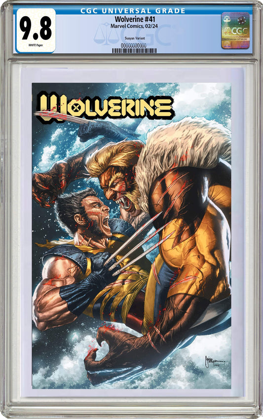 MADE TO ORDER: CGC 9.8 Wolverine #41 (Mico Suayan) Trade LTD 3000 Jim Lee Homage