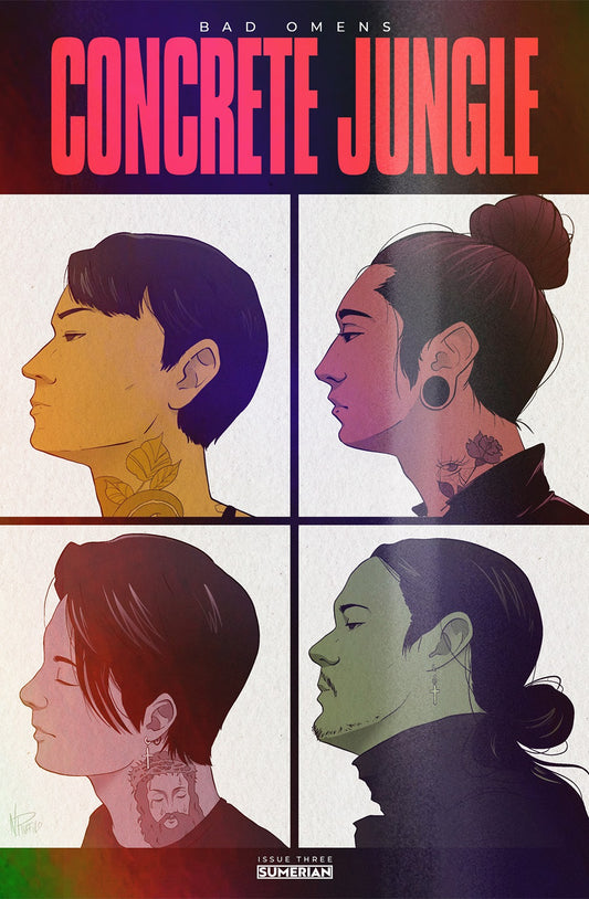 Bad Omens: Concrete Jungle #3 (Nicholas Ruffilo) Gorillaz Homage Foil LTD 40